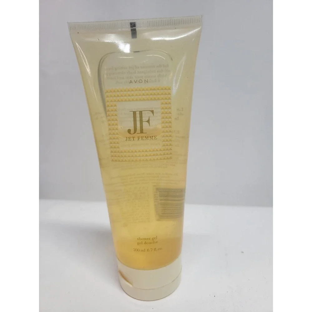 Avon Jet Femme Shower Gel 200ml 6.7 fl.oz Indulgent Body Cleansing Gel Soft Skin